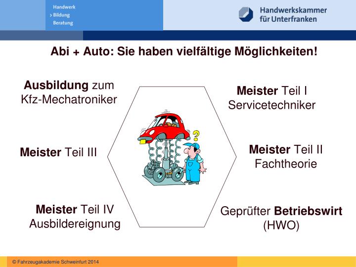 abi auto sie haben vielf ltige m glichkeiten