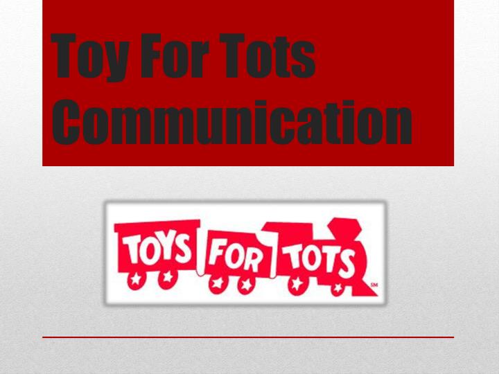 toy for tots communication
