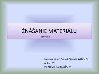 n anie materi lu