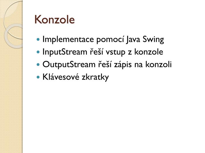 konzole