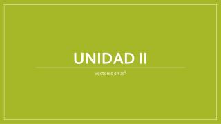 unidad ii