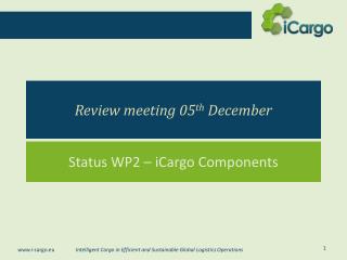 Review meeting 05 th December