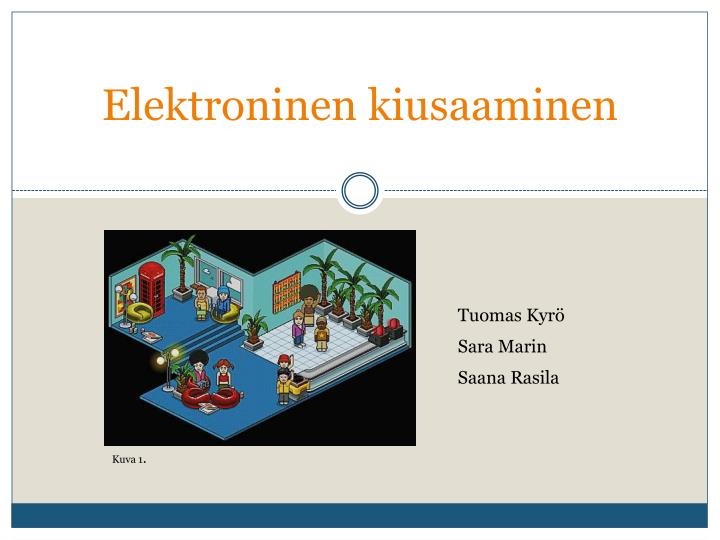 elektroninen kiusaaminen