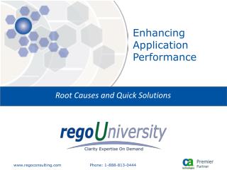 Enhancing Application Performance