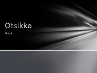 otsikko