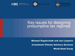 Key issues for designing presumptive tax regimes