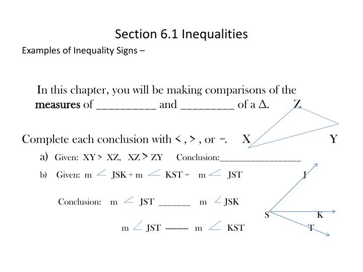 section 6 1 inequalities