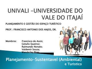 univali universidade do vale do itaja