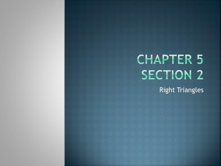 chapter 5 section 2