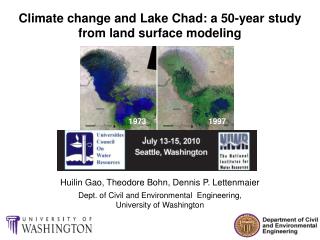 Climate change and Lake Chad: a 50-year study from land surface modeling