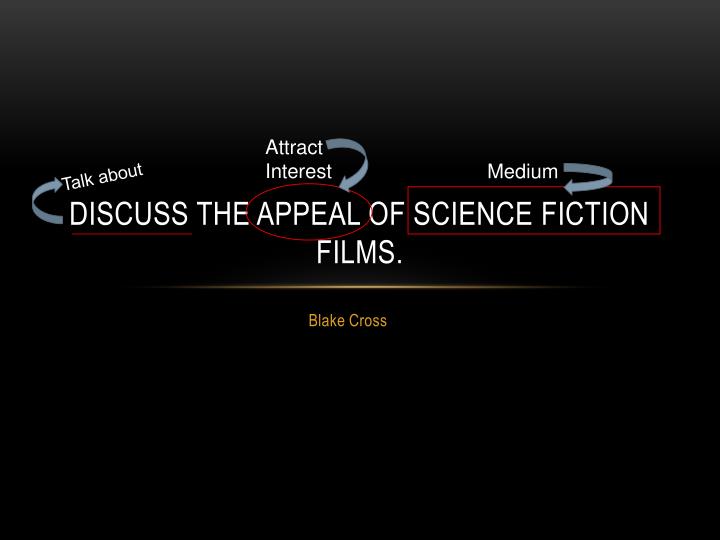 discuss the appeal of science fiction films