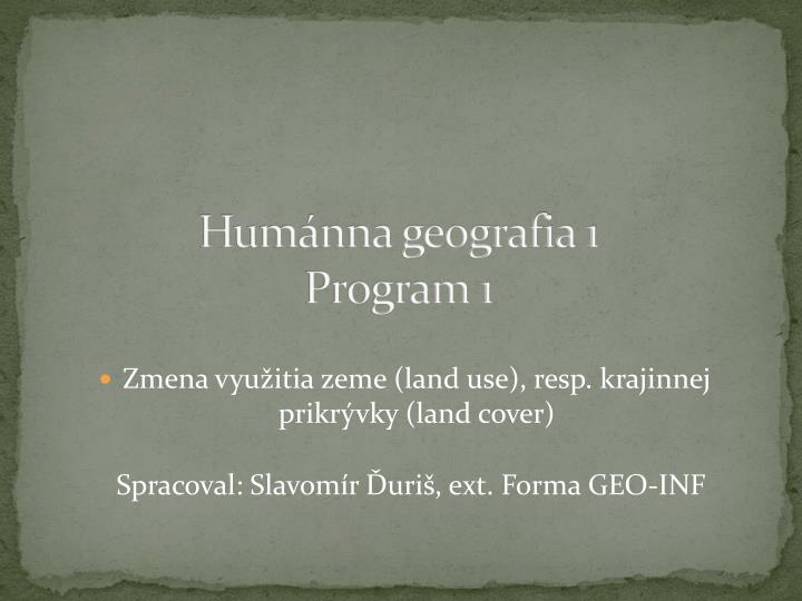 hum nna geografia 1 program 1