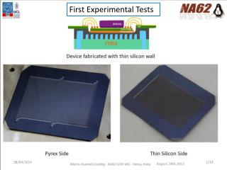 First Experimental Tests