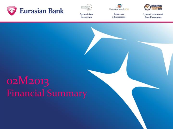 02m 2 013 financial summary