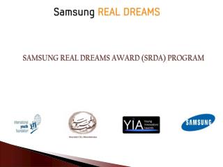 Samsung Real Dreams Award (SRDA) Program