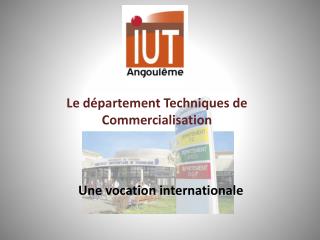 le d partement techniques de commercialisation