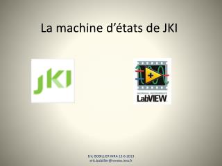 la machine d tats de jki