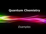 Quantum Chemistry PowerPoint Templates for Particle in a Box and Harmonic Oscillator - slide 1