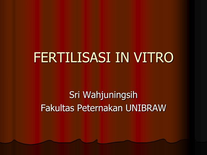 fertilisasi in vitro