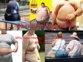 Why have obesity rates in America gone up?