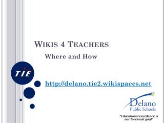 Wikis 4 Teachers
