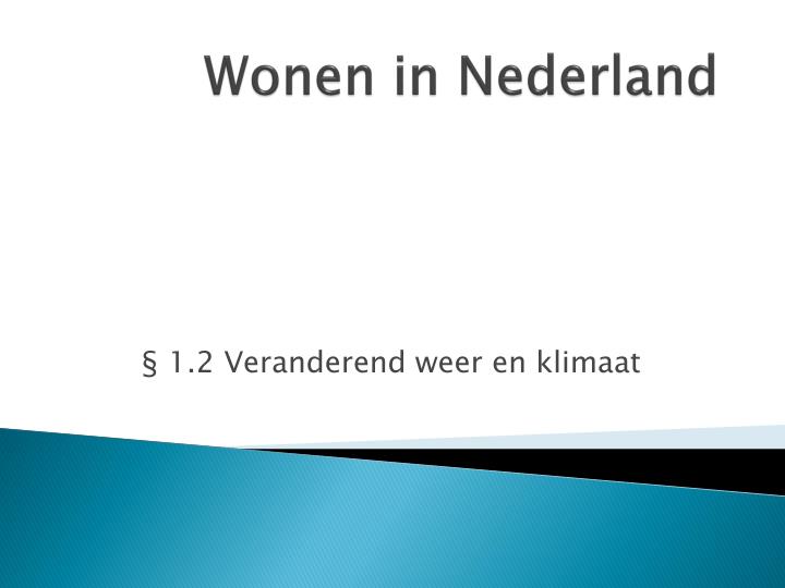 wonen in nederland
