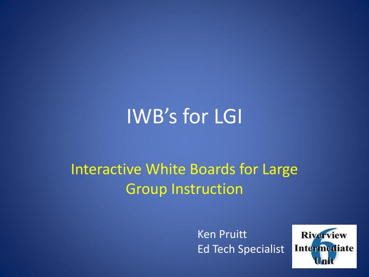 iwb s for lgi