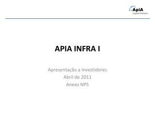 apia infra i