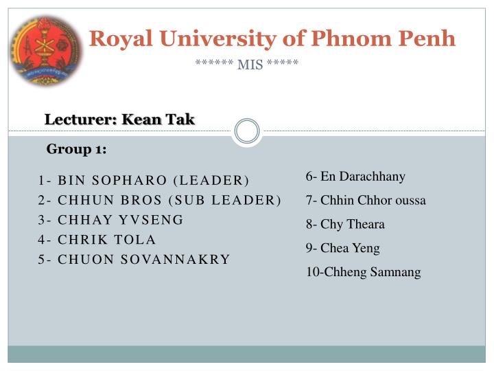 royal university of phnom penh