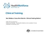 Clinical Training - slide 1