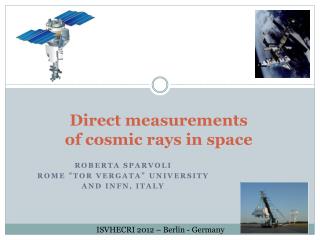Direct measurements of cosmic rays in space