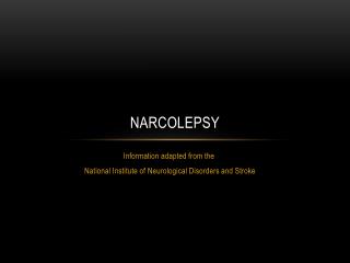 Narcolepsy