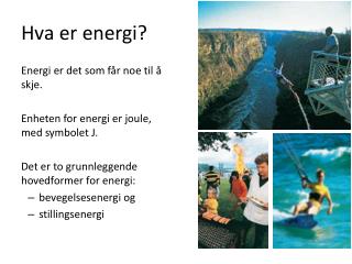 hva er energi