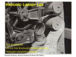 Harvard Library Lab