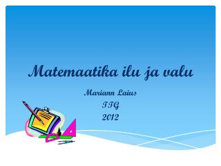 matemaatika ilu ja valu