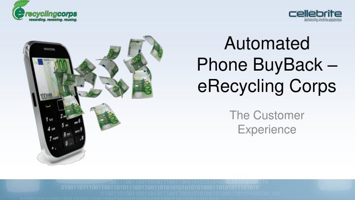 automated phone buyback erecycling corps