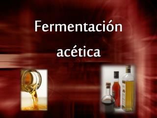 Fermentación acética