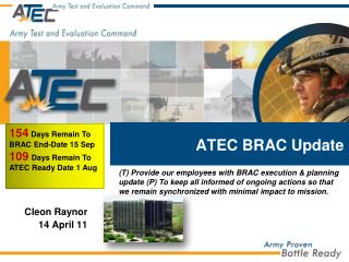 ATEC BRAC Update