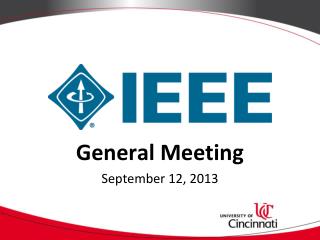 General Meeting September 12, 2013