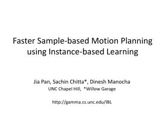 Faster Sample-based Motion Planning using Instance-based Learning