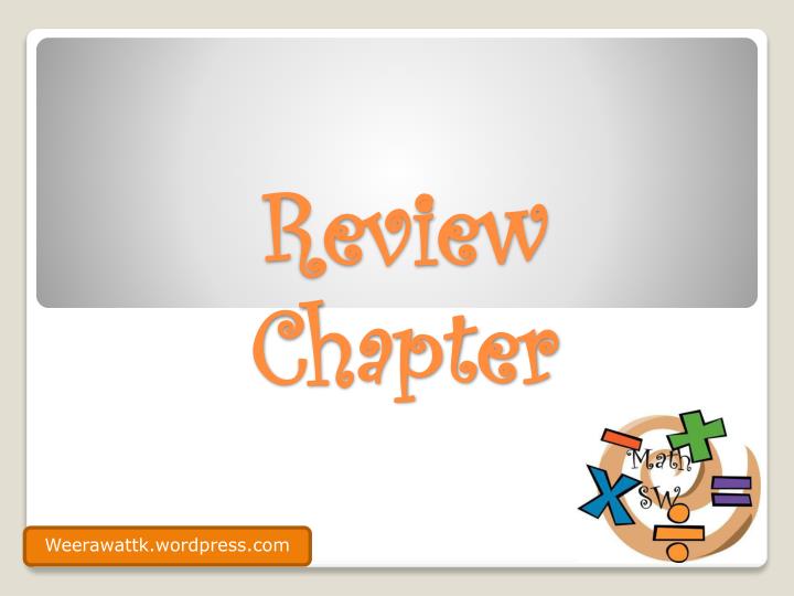 review chapter