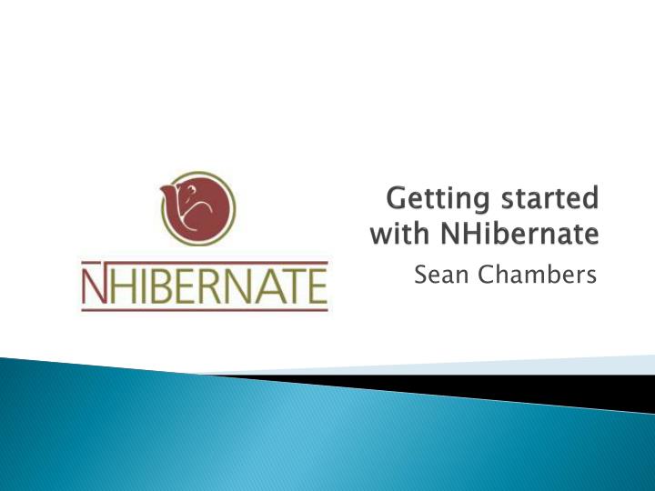 getting started with nhibernate