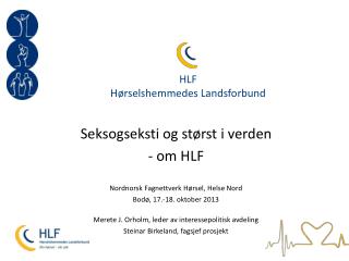 hlf h rselshemmedes landsforbund