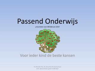 passend onderwijs presentatie voor mr februari 2014