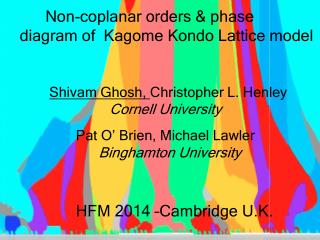 Non-coplanar orders &amp; phase diagram of Kagome Kondo Lattice model