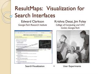 ResultMaps : Visualization for Search Interfaces