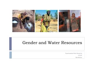 Gender and Water Resources