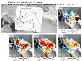 Elastic wave propagation through Anatolia
