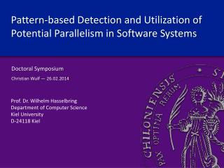 Pattern-based Detection and Utilization of Potential Parallelism in Software Systems