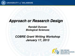 Approach or Research Design